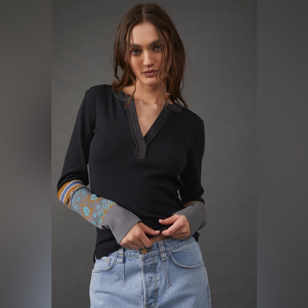 Free People We The Free Mikah Layering Cuff Long Sleeve